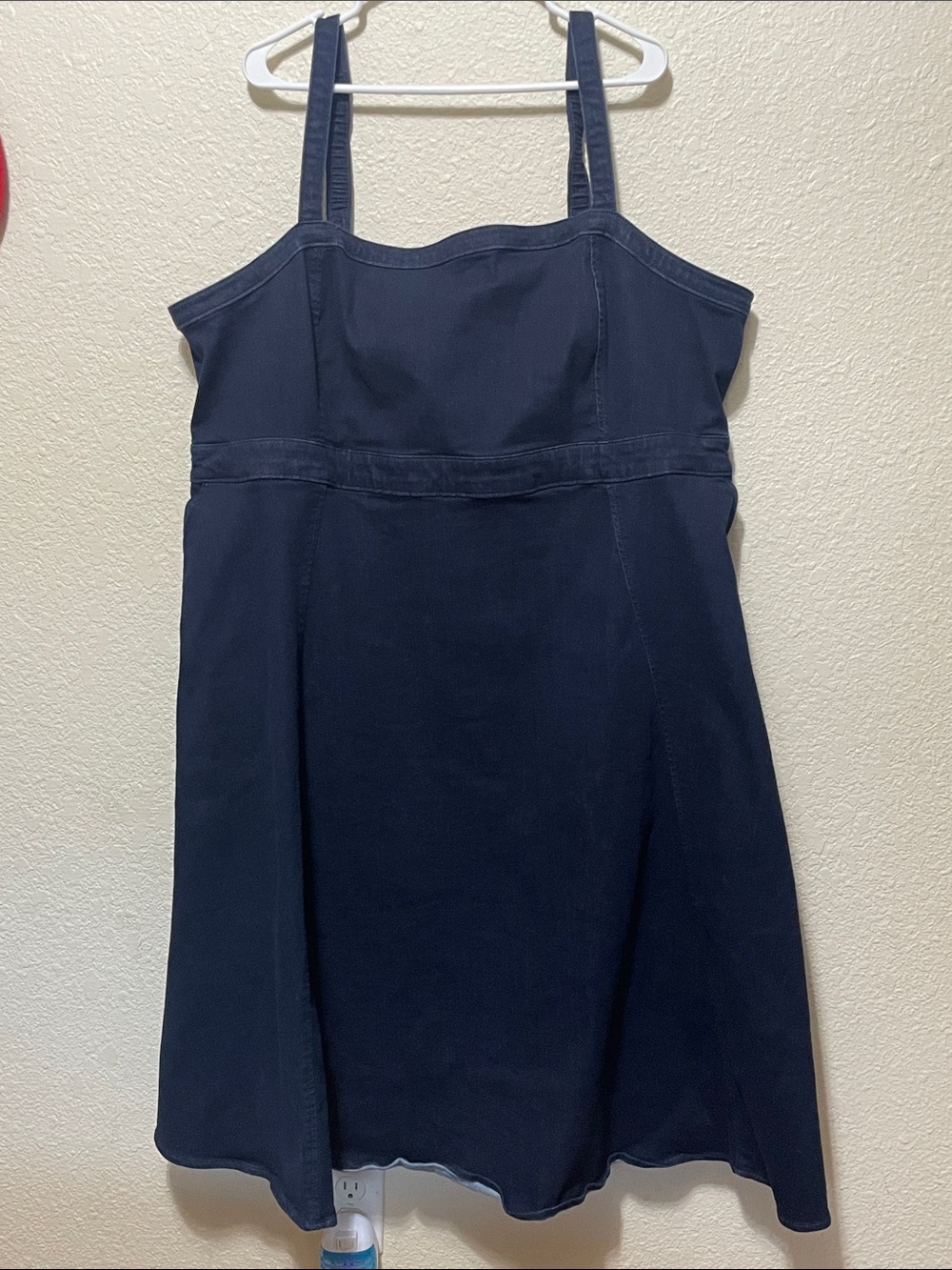torrid Navy Blue Casual Denim Sundress with Straps. Very Good Condition. Size 26